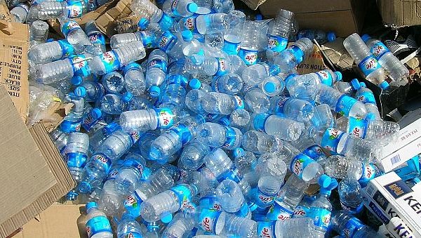 bottled water waste